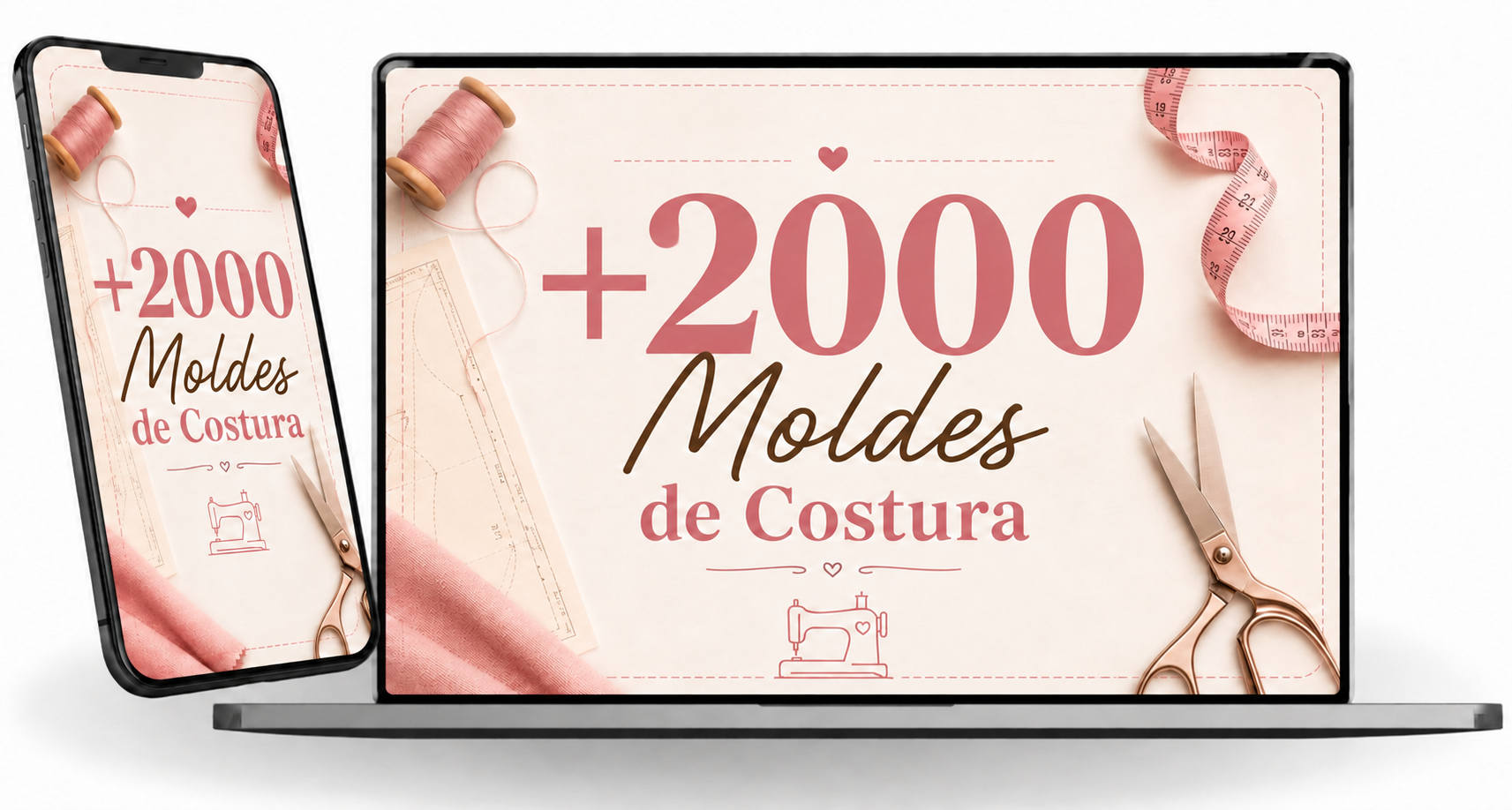 +2000 Moldes de Costura para Costureiras e Iniciantes